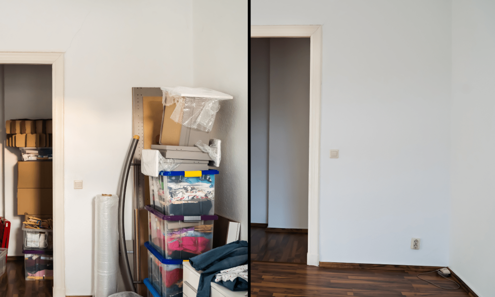 Bremen Reinigungsfirma - vorher und nachher